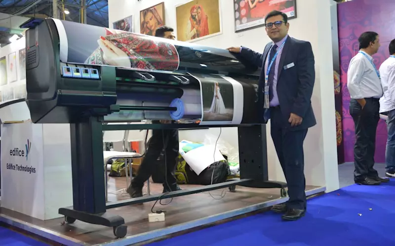 Devang Karia, country manager, larger format design PPS-GSB with the HP DesignJet Z3200
