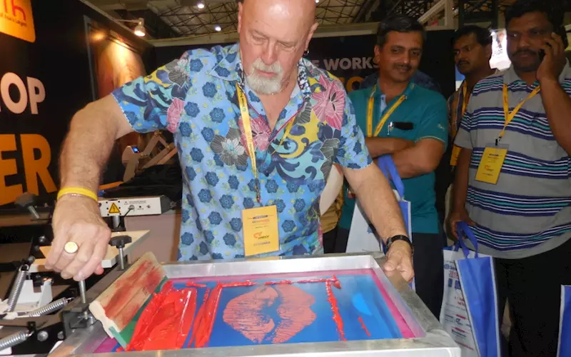 Charlie&#8217;s Corner: A concept which is popular in the screen printing world and one of the most happening space at the show