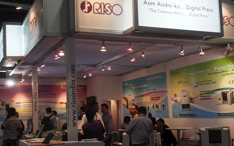Riso's stall at Pamex 2013