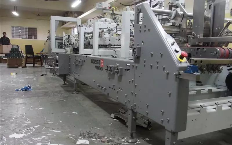 Other carton pasting equipment include, the Bobst Ambition folder-gluer, automatic die-punching machines from Bobst and a liner pasting machine from Rollatainers