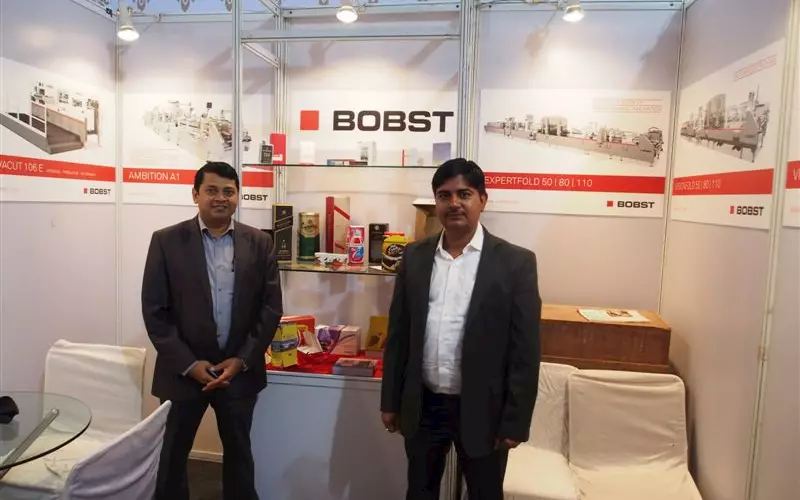 Bobst has 28 installs of new and used die-cutters and folder-gluers. New would be 30% of the total share. According Sachin Patil, regional sales manager-west and central India, "Indore converts 30,000 tonnes of board in a year."