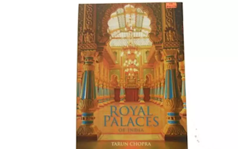 THOMSON PRESS | Royal Palaces of India (with box)Art: CMYK plus goldLength of run: 1500Pre-Press: Harlequin workflow and Dainippon PT-R8800s systemPress: Mitsubishi sheetfed (five-colour plus aqueous coating)Post-Press: Gloss lamination on the jacket and gold tooling on the spine and bookPaper: 150gsm Sappi matt art paper for the text pages, 140gsm woodfree paper for end page, and 170gsm sinar mass art paper