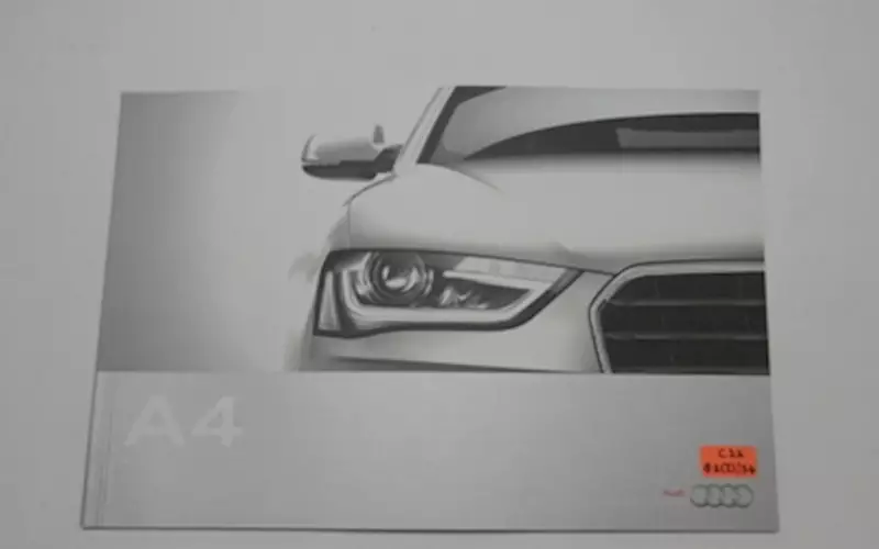SILVERPOINT PRESS | Audi A4 brochureLength of run: 4000Art: CMYK + Special SilverPre-Press: GMG SolutionsPress: Komori (four colour)Post-Press: 	Satin aqueous coating and matt lamination. Brochure bound with PUR technology on PUR System 445 ProPlus Paper: 300gsm Leykam art card for the cover, 170gsm Leykam art paper for the text pages