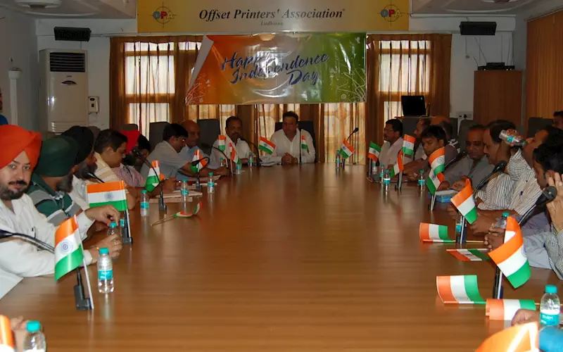 30 member delegation of Ludhiana printers head to Pack Print International 2013