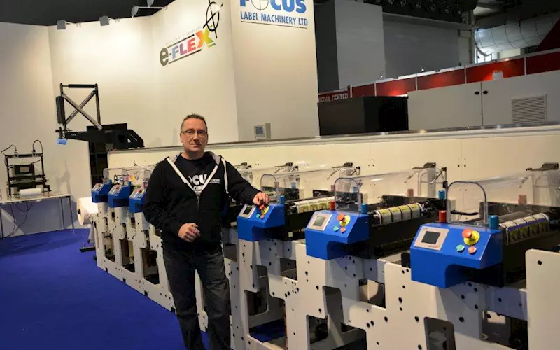 The humble Label has become an important consideration for packaging says David Lee of Focus Labels. Flexo presses with servo drives and digital printing features adorns the Focus stand