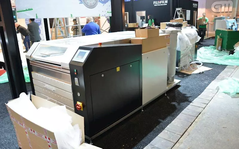 FujiFilm debuts the Flenex FW, an advanced new water-washable flexo plate, besides showing the Acuity LED 1600 prowess for label work