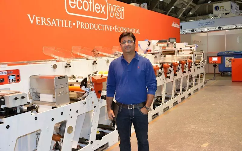 Amit Ahuja of Multitec with the Ecoflex VSi. Ahuja quietly whispered that the press on the show will head to Tanzania after the show. Multitec recently accounted that it had crossed the 100-mark sales of its Ecoflex lines