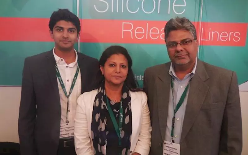 The Doshi family, owners of Globus, at Labelexpo 2015