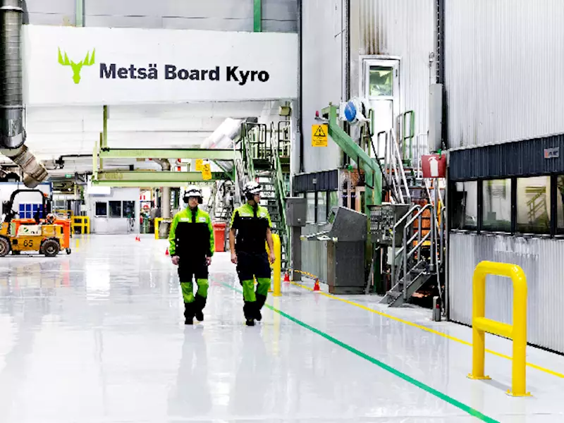 Metsä Board’s modernised finishing line at Kyro mill starts up