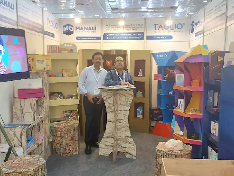 Manali Cartons showcase their products at Compack Expo