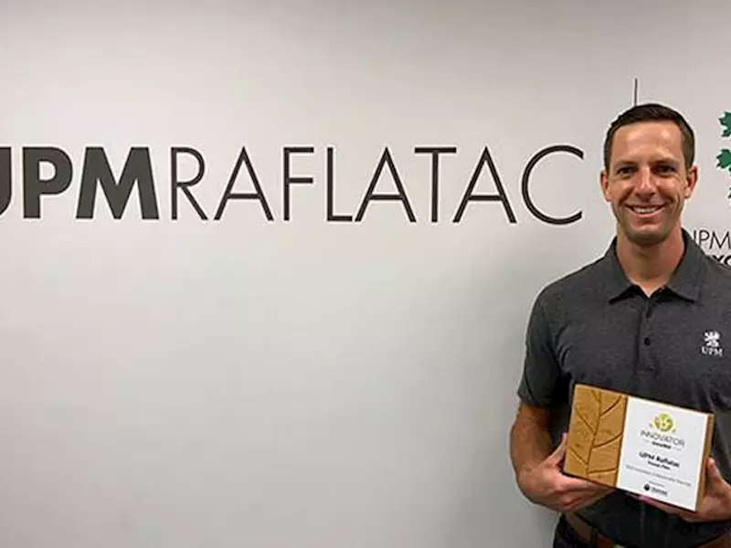 UPM Raflatac label material wins innovation award