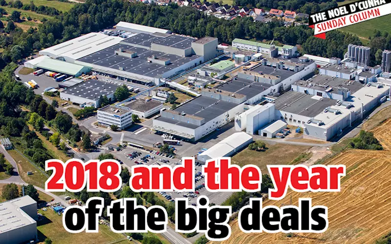 2018 and the year of the big deals - The Noel D'Cunha Sunday Column
