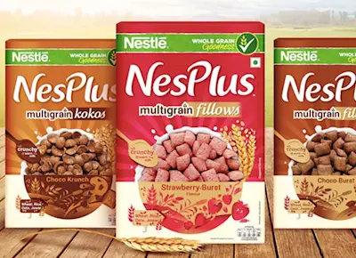 Nestle enters packaged breakfast market with Nesplus; Elephant designs packaging