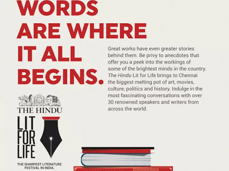 The Hindu Group’s Lit for Life to be held on 24, 25 February