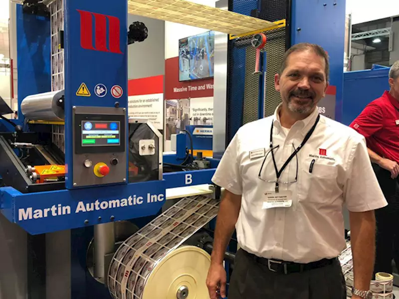 Labelexpo Europe 2019: Martin Automatic introduces Airnertia roller technology