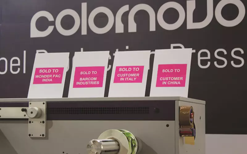 Labelexpo 2018: Monotech sells five Colornovo kits