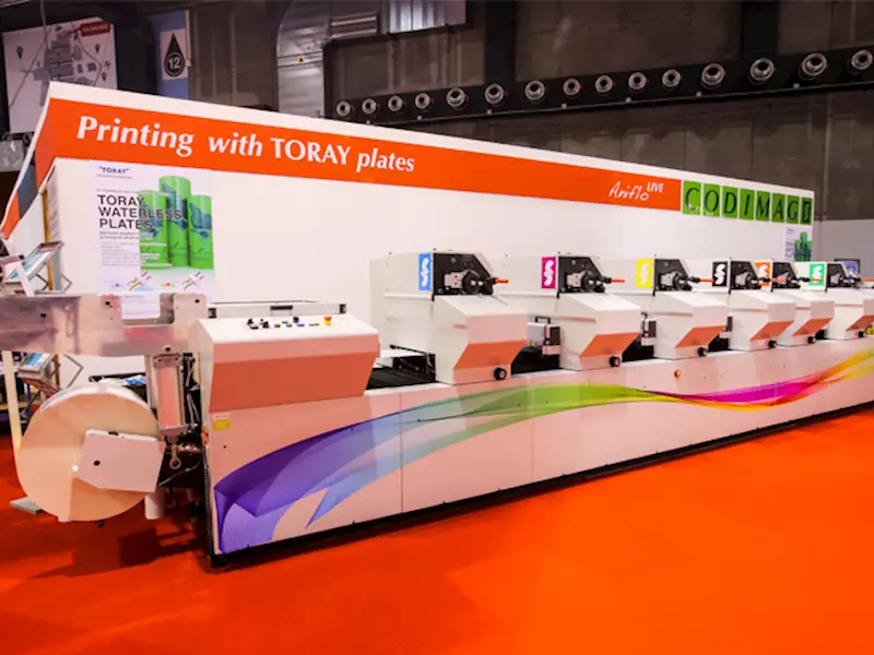 Labelexpo 2019: Toray and Codimag to highlight  waterless offset printing