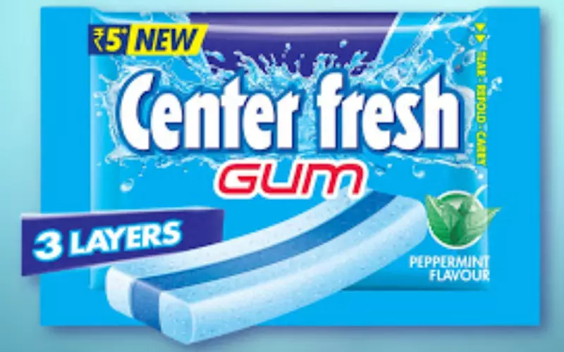 Perfetti introduces Center fresh three-layer gum