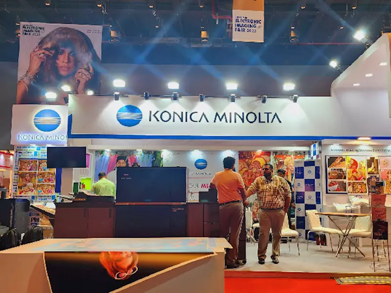 Konica Minolta showcases digital print solutions at CEIF 2023