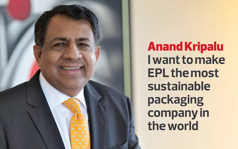 Anand Kripalu: I want to make EPL the most sustainable packaging company in the world