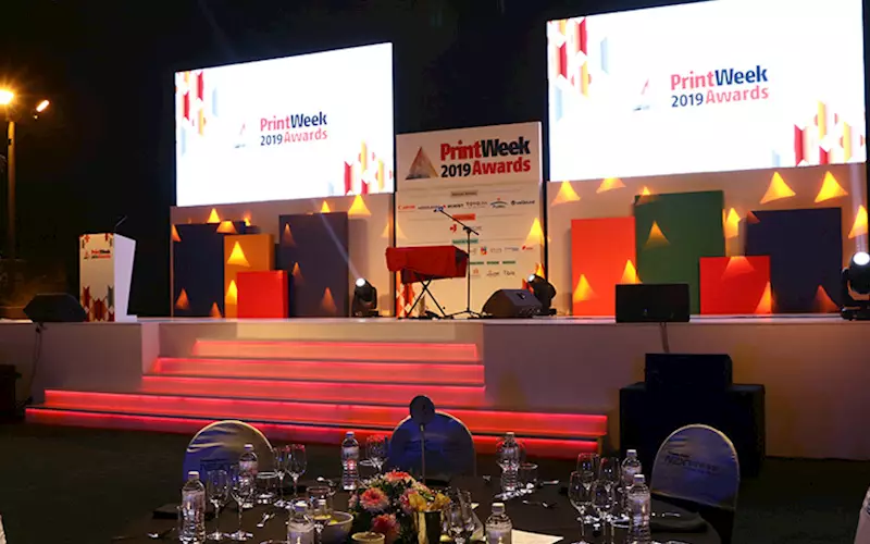 Stage set for the Award Night on 2 November 