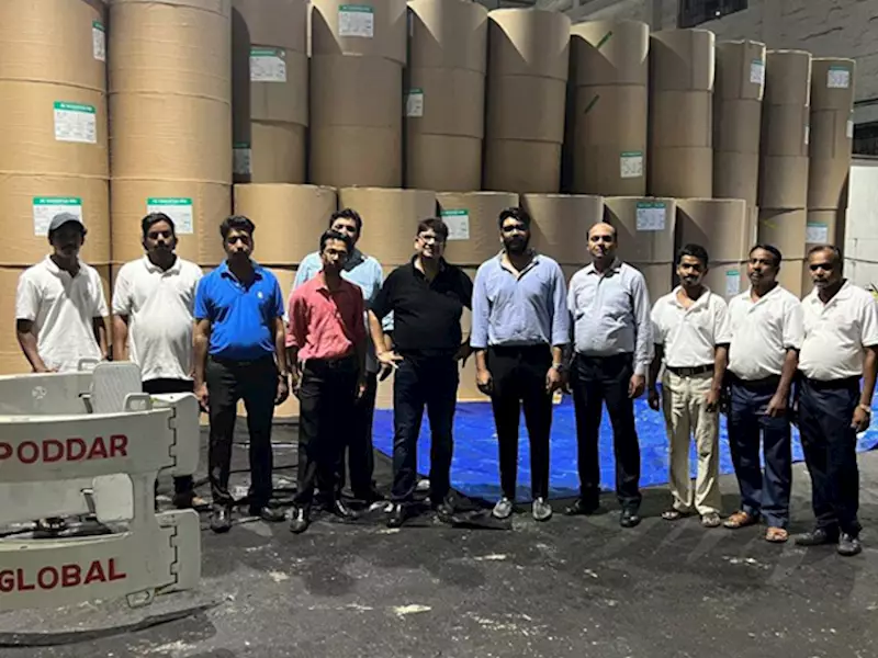 Poddar Global brings a chartered break bulk vessel of newsprint to India