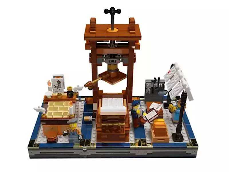 Votes needed to immortalise Gutenberg as Lego character