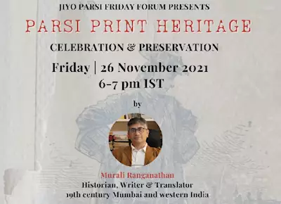 Murali Ranganathan to talk about Parsi print heritage