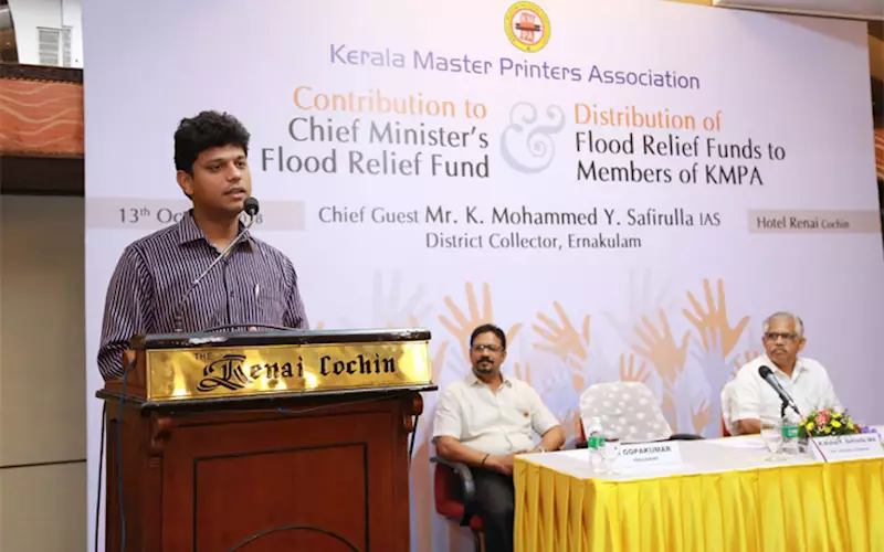 Kerala floods: KMPA distributes relief funds to victims