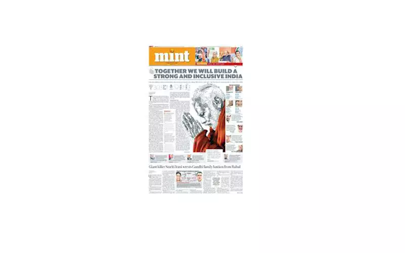 Mint wins Wan-Ifra best Newspaper Front Page Design Awards