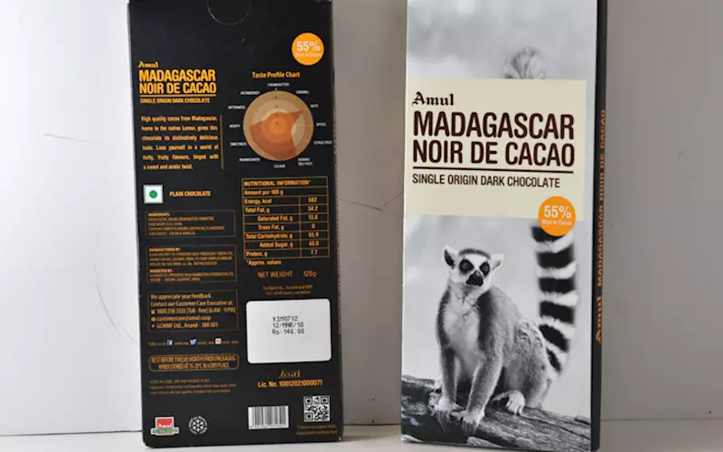 Private View: Amul Madagascar Noir De Cacao dark chocolate