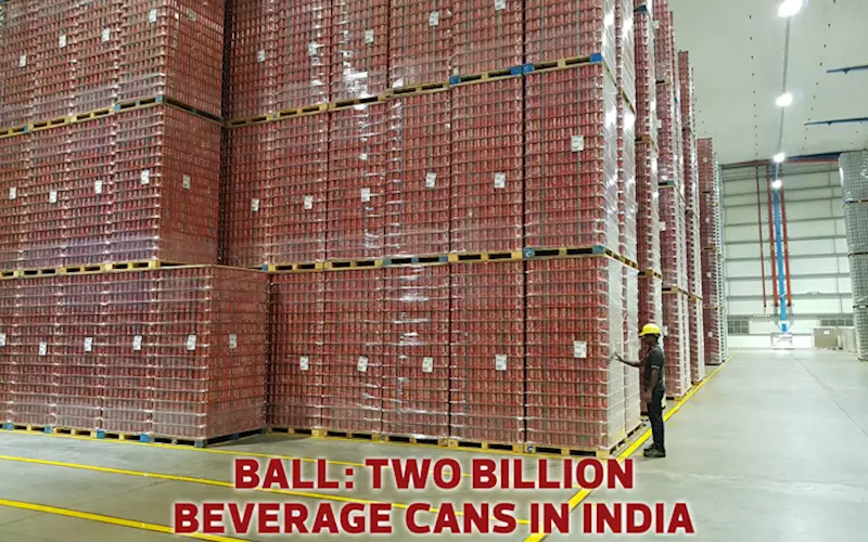 Ball: Two-billion beverage cans in India