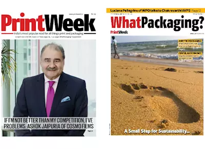 Focus on sustainability in the April issue of PrintWeek, WhatPackaging? 
