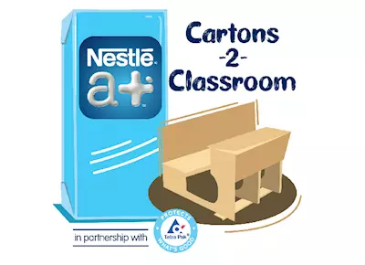 Nestle launches Cartons to Classroom recycling campaign