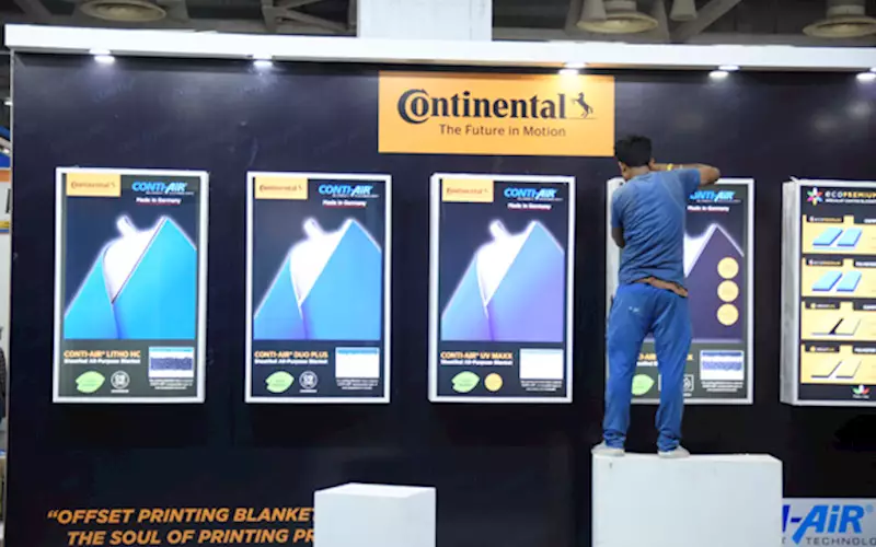 Continental will showcase its Conti-Air rubber blanket among other products