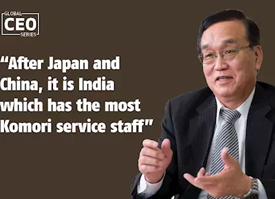 “After Japan and China, it is India which has the most Komori service staff” - The Noel D'Cunha Sunday Column