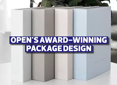 Open’s win at Dieline Packaging Awards