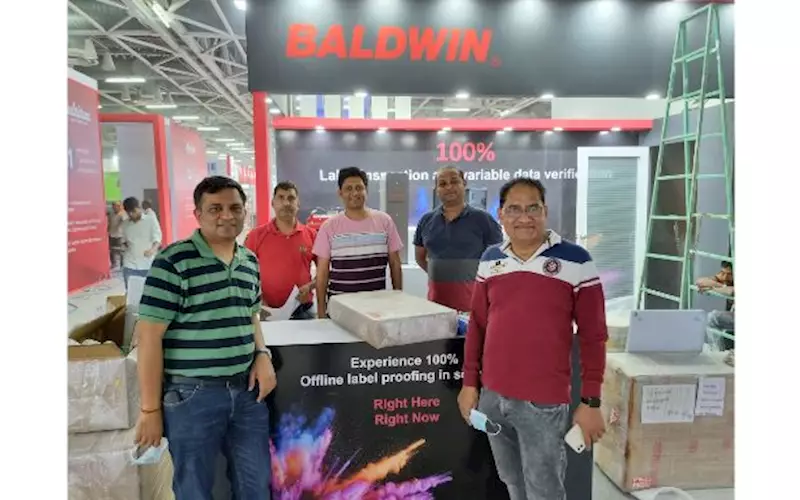 Team Baldwin at Labelexpo India