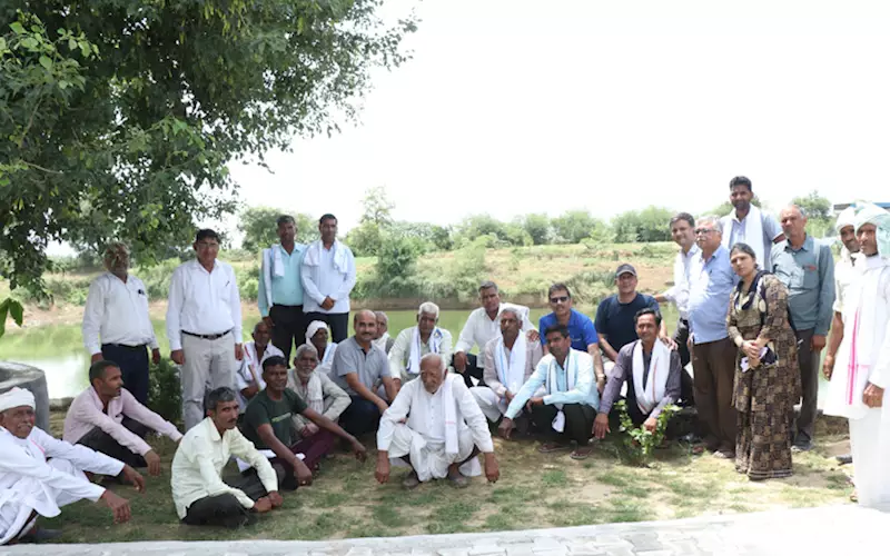 Siegwerk India hands over restored pond to Dhaki Village, Rajasthan
