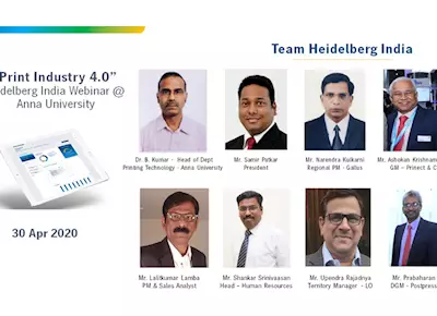 From smart print shop to pre-press and MIS concepts – a Heidelberg India online masterclass