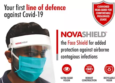 TechNova launches NovaShield face shields to fight Covid-19 