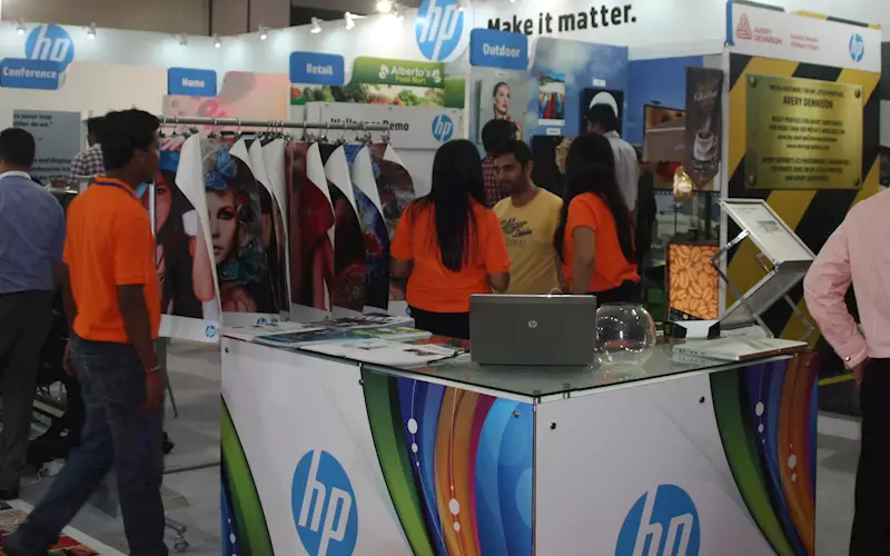 HP shows-off its latex technology at Media Expo 2012