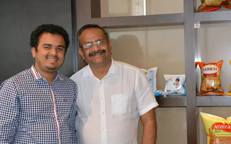 (l-r) Harshal Parakh and Vinay Nalawade head the flexible packaging operations at Parakh Agro
