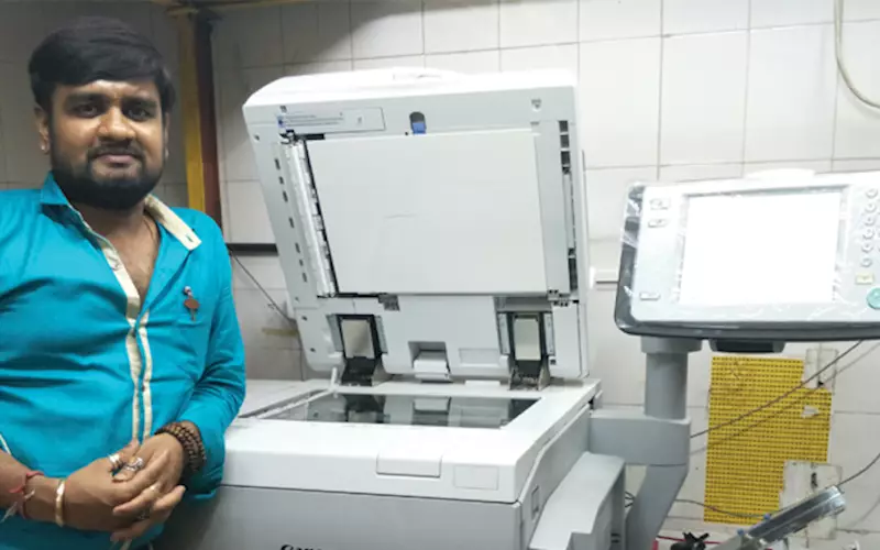 Karia has printed 30,000 sheets in three months