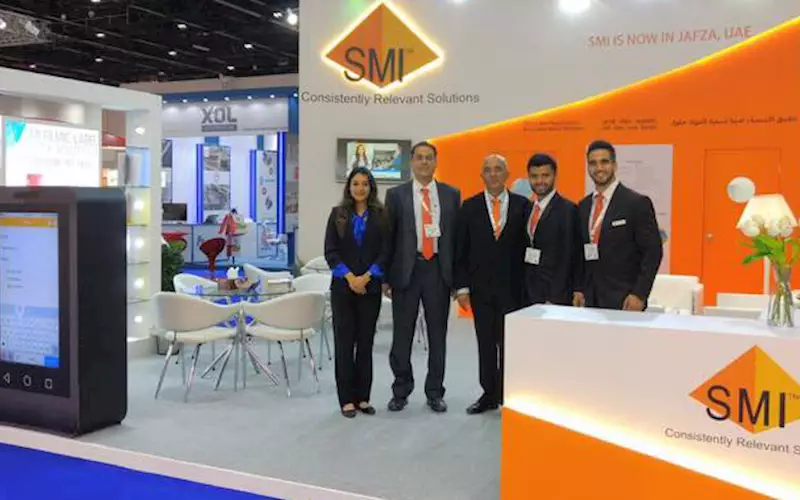 SMI Coated Products stall at Gulf Print and Pack 2017