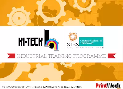 Industrial training for SIES GST students at Hi-Tech Printing Services