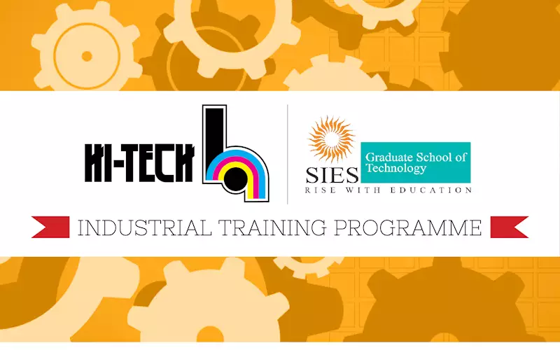 Industrial training for SIES GST students at Hi-Tech Printing Services