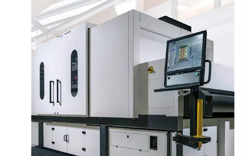 Durst, the industrial inkjet specialist, launched its single-pass and multi-pass printing systems for corrugated box manufacturers and converters. The highlight is the new Rho 130 SPC which offers the industrial productivity needed in the packaging sector. The Rho 130 SPC can be configured with up to six colours and has a maximum printing width of 1,300 mm. Up to 12 mm thick corrugated cardboard and paper media can be printed with a maximum resolution of up to 800dpi at a print speed of up to 9,350 sq/m per hour
