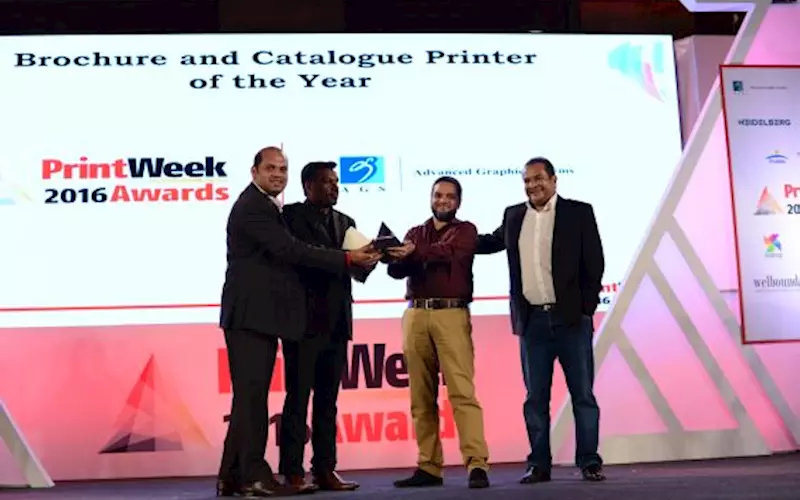 Mumbai's Silverpoint Press wins the Brochure & Catalogue Printer of the Year trophy
