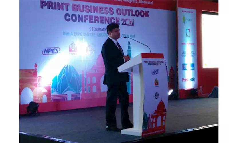 In his presentation at Print Business Outlook Conference held alongside PrintPack 2017, Manish Gupta, national manager – PP and IP marketing at Konica Minolta said, "The Asian print market as the only growth region in the entire world"